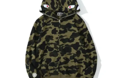 The BAPE 21SS ABC Camo Double Hoodie in Blue/Pink –